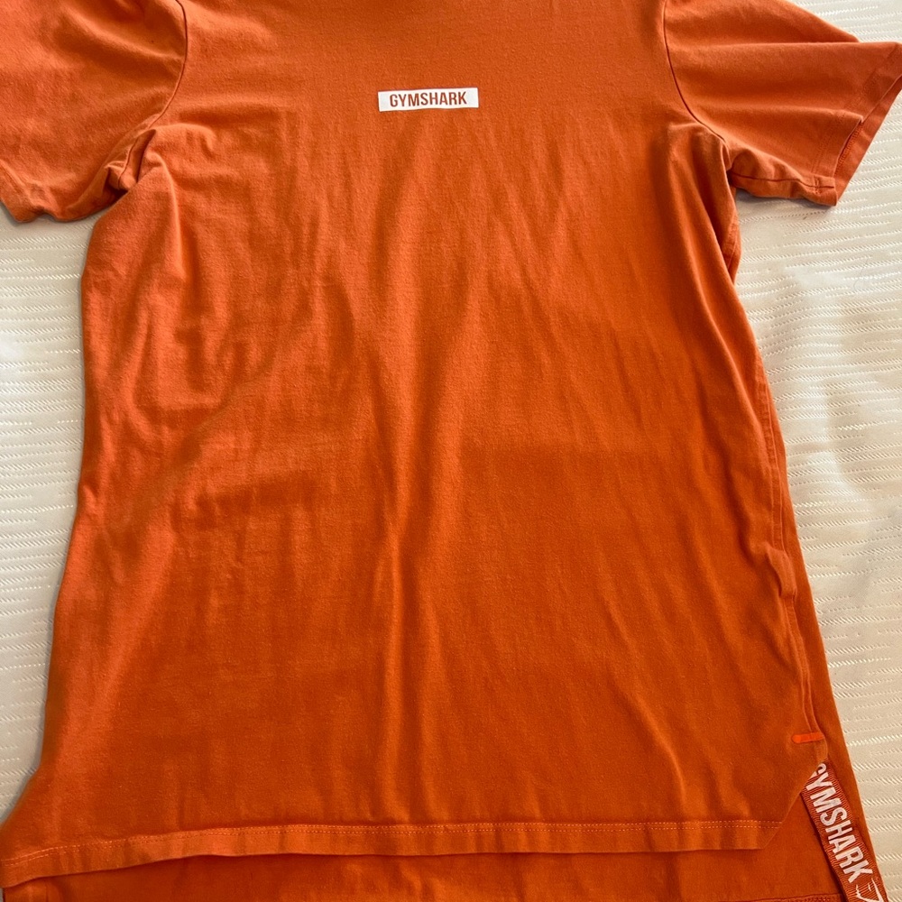 Men’s Gymshark Orange T-Shirt size Medium